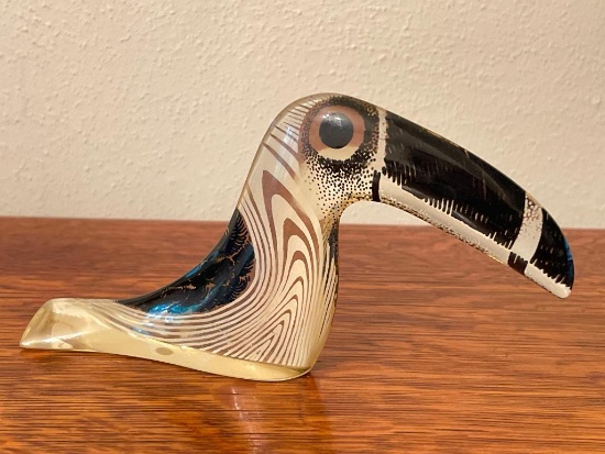 Vintage Abraham Palatnik Lucite Toucan