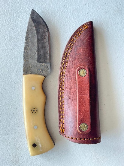 Custom Made Knife with Leather Sheath