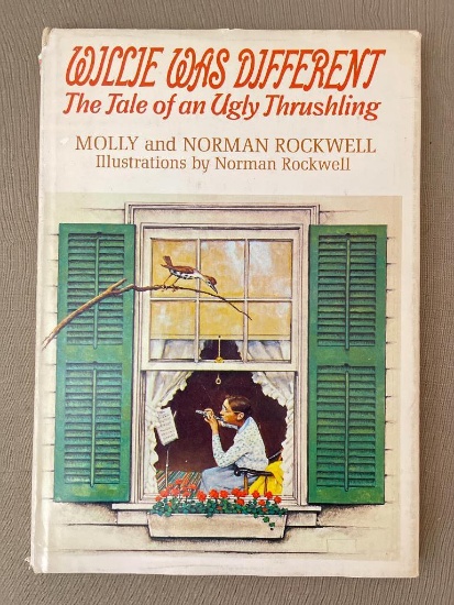 Willie Was Different - Molly and Norman Rockwell Book (1969) - Signed