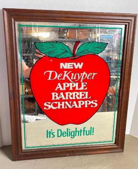 Framed DeKuyper Schnapps Mirror