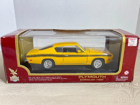 Die Cast Car (1:18 Scale) - Road Legends '69 Plymouth Barracuda
