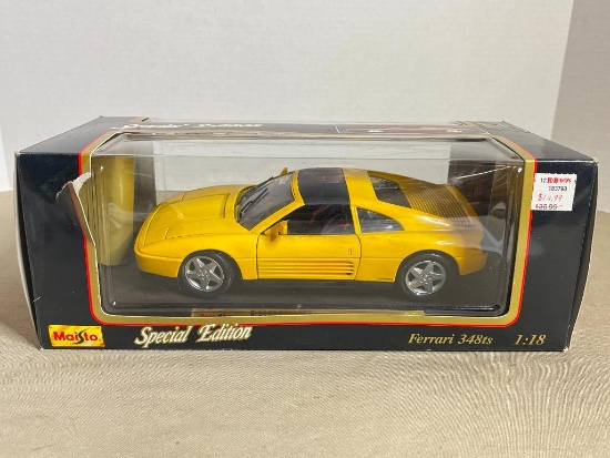 Die Cast Car (1:18 Scale) - Maisto - '90 Ferrari 348ts