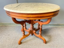 Antique Marble Top Table