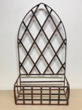 Rusty Metal Wall Mounted Outdoor Piece