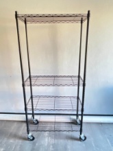 Wire Shelving on Casters