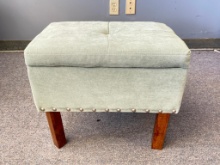 Small Contemporary Ottoman with Storage