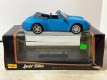 Die Cast Car (1:18 Scale) - Maisto Porsche 911 Carrera Cabriolet