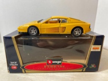 Die Cast Car (1:18 Scale) - Burango 1984 Ferrari Testarossa