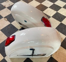 Set of Plastic Motorcycle Side Boxes