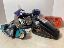 Toy Motorcycle Lot
