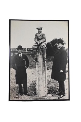 Henry Ford II Edsel Ford I and Percival Perry