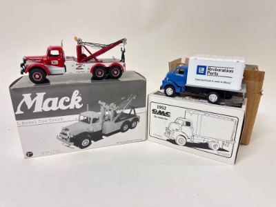 2 First Gear Toy Trucks