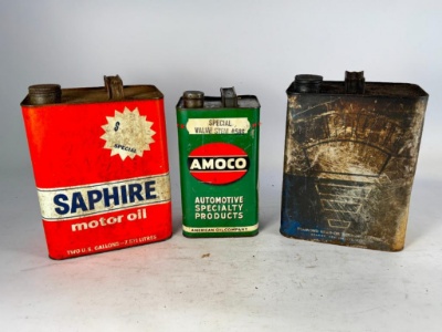 Three Oil Cans