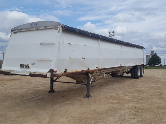 Steel Semi Hopper Bottom Trailer