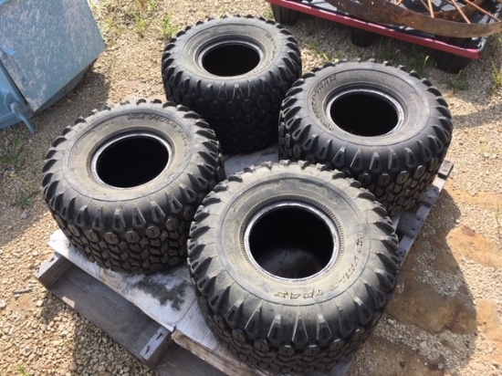 Four (4) 25x13.9 tires