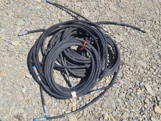 (10) unused hydraulic hoses
