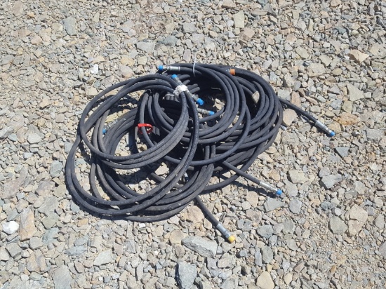 Unused hydraulic hoses