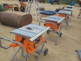 (5) Rigid portable table saws