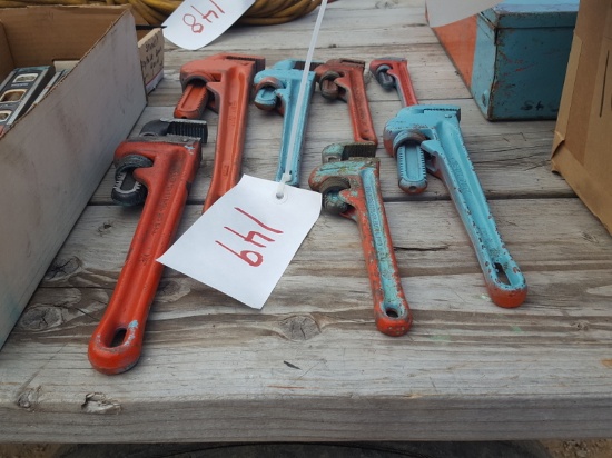 (7) Pipe Wrenches