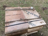 Stack of approximately (20) 1' x 38'' concrete forms