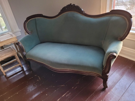 Blue Love Seat