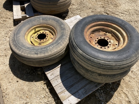 Skid of (3) 9.5-15 tires & rims