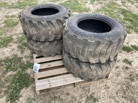 Used 12x16.5 NHS Skidloader Tires