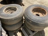 Skid of (4) 12.5-15.5L Tires & Rims