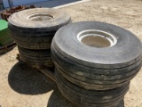 Skid of (4) 16.5-16.1 5L Titan Tires & Rims