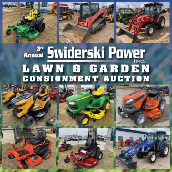 Swiderski Power 3rd Annual Lawn & Garden Auction