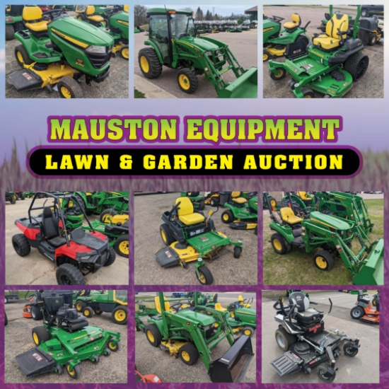 Mauston Equipment Annual Lawn & Garden Auction