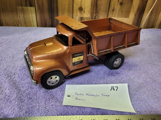 Brown Tonka Hydraulic Dump