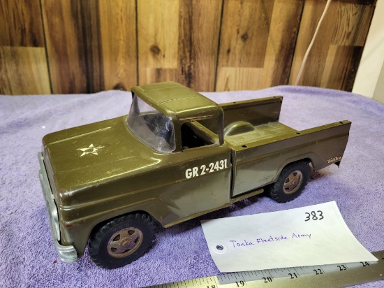 Tonka Fleetside Army Truck