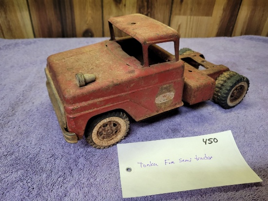 Tonka Fire Semi Tractor