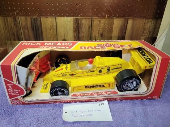 GAY Toys Rick Mears Race Set