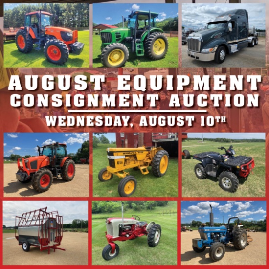 August Equipment Consignment Auction