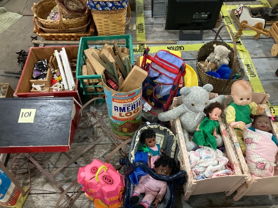 Large lot of toys