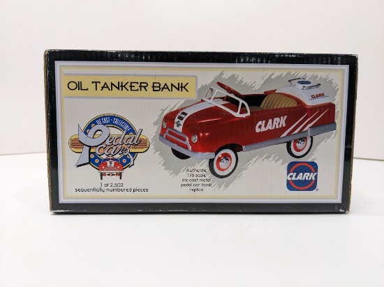 Pedal Cars Clark Oil Tanker Bank