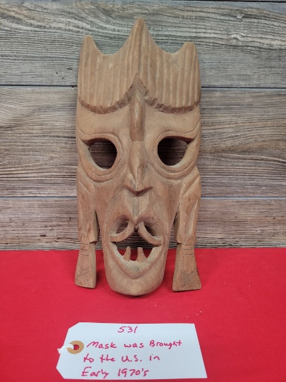 Wood Carved Mask