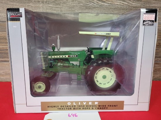 SpecCast Oliver 1850 Diesel WF Tractor, 1:16