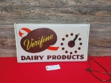 Verifine Dairy Lightup Clock