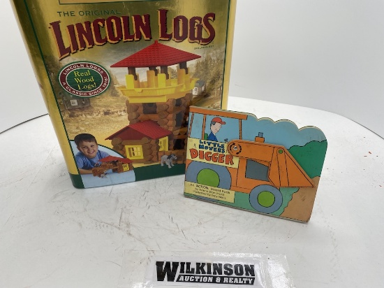 Lincoln Logs & Book