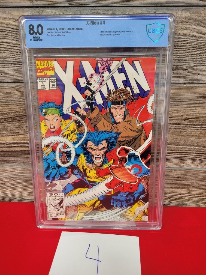 X-Men #4, 1/92, CGC 8.0
