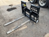 New Berlon 48 inch Pallet Forks - 5,500 LB Rated