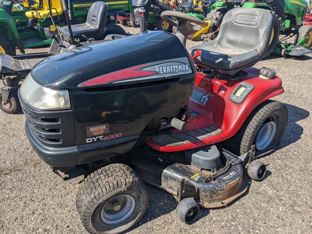 Craftsman dyt4000 best sale lawn tractor