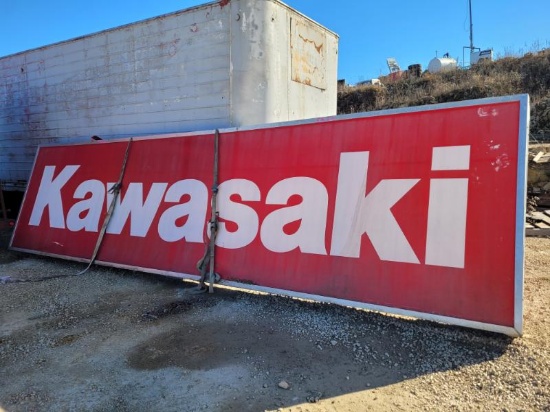 Kawasaki Dealership Sign