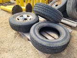 Skid of Truck Tires