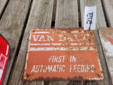 Van Dale Metal Sign