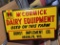 McCormick Dairy Equipment Sign