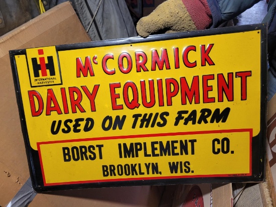 McCormick Dairy Equipment Sign